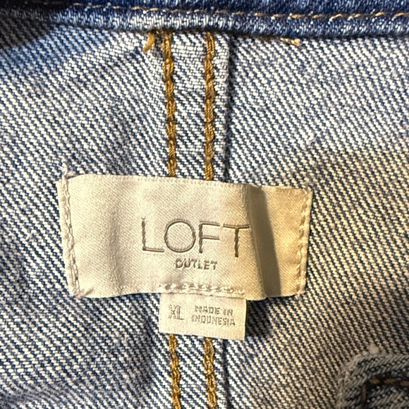 LOFT Blue Jean Jacket - Picture 2 of 7
